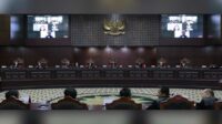 Sidang MK. (ist) - MK Tolak Gugatan MAKI, Jabatan Pimpinan KPK Tetap 5 Tahun