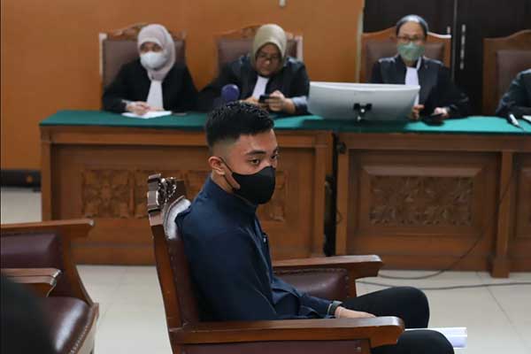 Sidang Mario Dandy. (ist) - Mario Dandy Tak Punya Penghasilan Bayar Restitusi, Ngaku Siap Bayar Sesuai Kemampuan