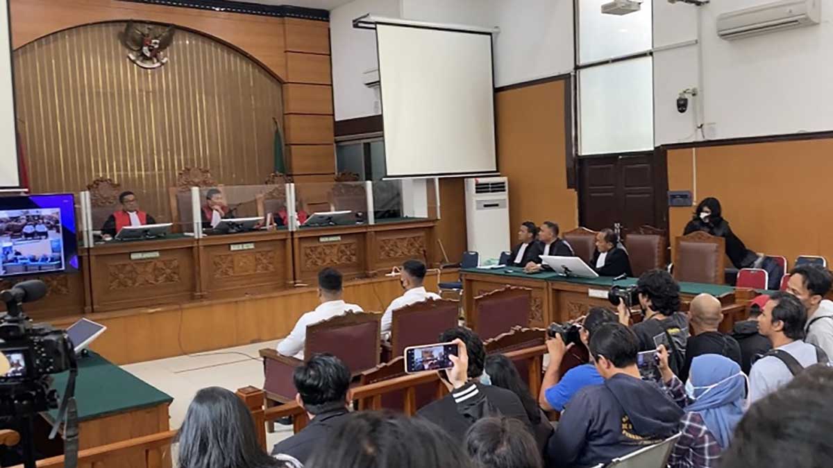 Sidang terdakwa penganiayaan berat Mario Dandy. (ist) - Mario Dandy Dituntut 12 Tahun Penjara Kasus Penganiayaan David