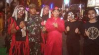Babinsa Sukun kawal Gebyar Pentas Seni HUT RI warga Bandungrejosari. (ist) - Babinsa Sukun Kawal Gebyar Pentas Seni HUT RI Warga Bandungrejosari
