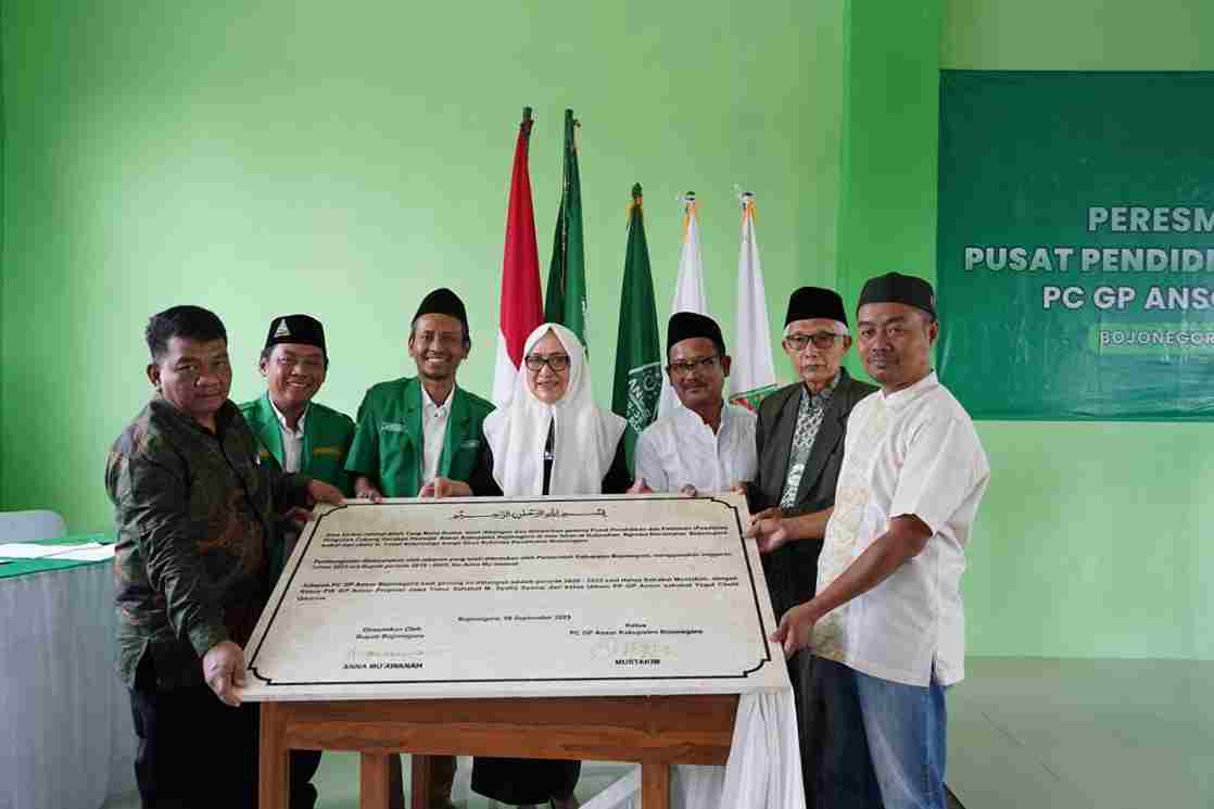 Bupati Anna Resmikan Gedung Pusdiklat Ansor Bojonegoro, Jadi Sarana Perjuangan dan Dakwah