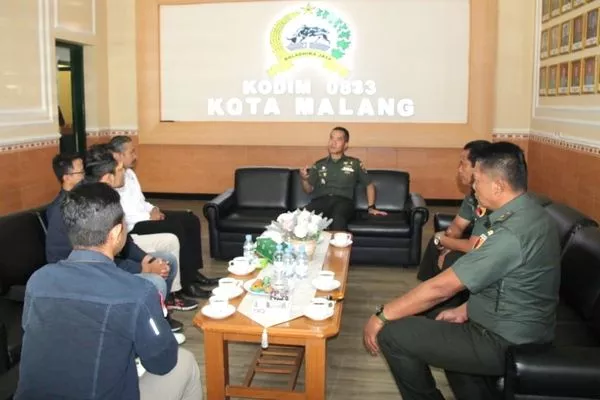 Dandim 0833 Terima Audensi Bawaslu Kota Malang