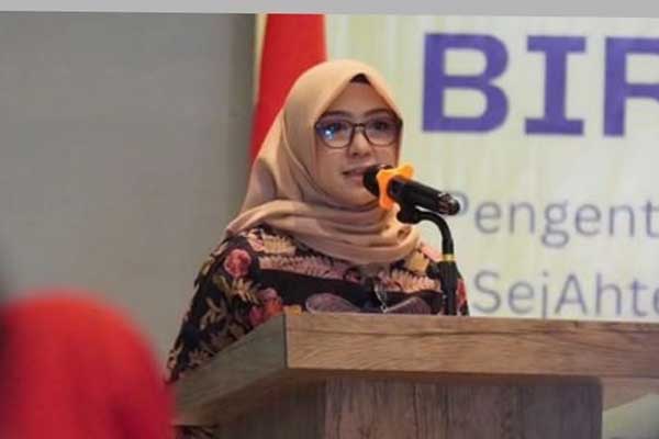 Kabid Pertanian, DistanKP Kota Batu, Puspa Permanasari ST MT. (ist) - Dorong Pertanian Berbasis Teknologi, DistanKP Batu dan P4S Gelar Pelatihan Digital Marketing