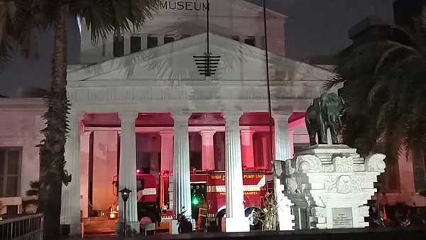 Kebakaran Museum Nasional. (ist) - Kemendikbud Sebut Kebakaran Museum Nasional Akibat Sumber dari Luar Gedung