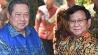Ketum Partai Gerindra Prabowo Subianto dan Ketua Majelis Tinggi Partai Demokrat Susilo Bambang Yudhoyono. (ist) - PAN Sebut Demokrat Merapat Dukung Prabowo Subianto