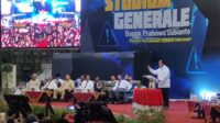 Menhan Prabowo Subianto sampaikan stategi kepada Maba UMM. (rhd) - Menhan Prabowo Subianto Apresiasi UMM Ciptakan Peluang bagi Maba