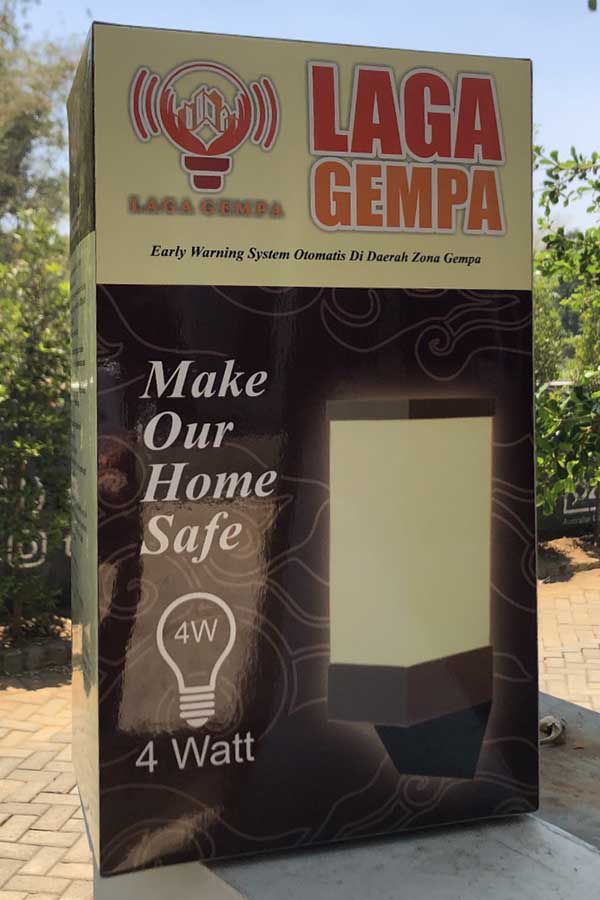 Model inovasi LAGA GEMPA buatan mahasiswa UB. (ist) - LAGA GEMPA, EWS Gempa Karya Mahasiswa UB