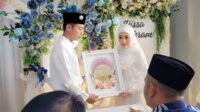Pernikahan Larissa Chou dan Ikram Rosadi. (ist) - Larissa Chou dan Ikram Rosadi Resmi Menikah