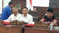 Pj Wali Kota Malang, Ir Wahyu Hidayat memaparkan rencana kerja di sidang paripurna DPRD Kota Malang. (Seru.co.id/ws8) - Begini Harapan Besar DPRD Kota Malang pada Pj Wali Kota Malang