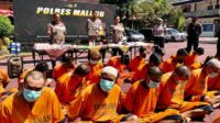 Polres Malang gelar rilis Operasi Tumpas Semeru 2023. (wul) - Polres Malang Ringkus Puluhan Tersangka Kasus Narkoba dan Ratusan Butir Inex