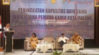 Wali Kota Malang, Sutiaji mendorong pemuda menjadi wirausaha muda. (ws8) - Pemkot Malang Dorong Wirausaha Muda Berdaya Saing