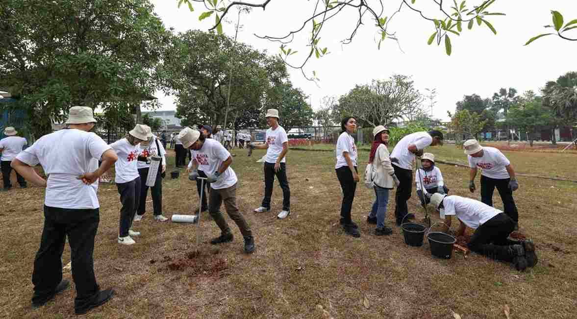 Sampoerna Inisiasi Pembuatan Sumur Biopori di Karawang