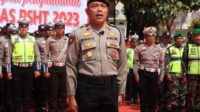 Apel kesiapan pengamanan Rakernas PSHT. (ist) - Kapolres Batu Larang Anggotanya Bawa Senpi di Pengamanan Rakernas PSHT