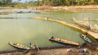 Area kolam pemancingan di Bendungan Lahor Karangkates, Kecamatan Sumberpucung, Kabupaten Malang. (Seru.co.id/wul) - Banyak Ikan Mati, Usaha Pemancingan Bendungan Lahor Karangkates Sepi Pengunjung