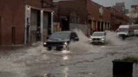 Banjir di Kota New York. (ist) - KJRI: Tidak Ada WNI Jadi Korban Banjir Bandang New York
