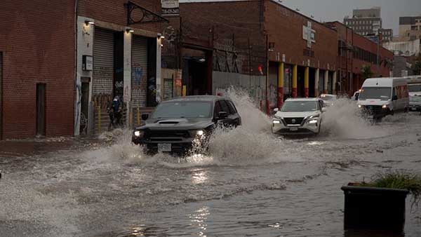 Banjir di Kota New York. (ist) - KJRI: Tidak Ada WNI Jadi Korban Banjir Bandang New York