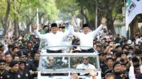 Capres cawapres Anies Baswedan dan Muhaimin Iskandar mendaftar ke KPU. (ist) - Anies-Imin Daftar ke KPU, Kemeja Putih Lambangkan Semangat Kerja