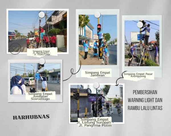 Dishub Bojonegoro Gelar Donor Darah dan Bersih-bersih Traffic Light