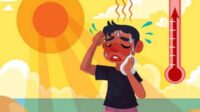 Ilustrasi terik panas yang mengganggu kesehatan. (ist) - Waspada, Beberapa Penyakit yang Timbul Akibat Cuaca Panas