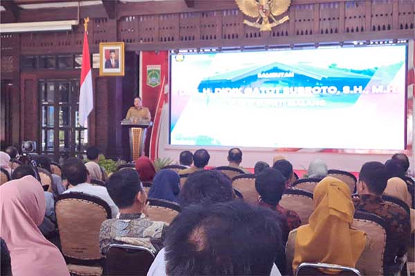 Kegiatan sosialisasi penggunaan air tanah. (ist) - Pemkab Malang Permudah Perizinan Sumur Bor Melalui OSS-RBA