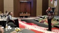 Kepala DLH Batu, Aries Setiawan SSTP saat menghadiri pertemuan rutin bulanan PHRI di Golden Tulipe Hotel Batu. (Seru.co.id/dik) - PHRI Batu Bantu Masalah Sampah Kota dengan Kelola Sampah Sendiri