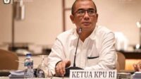 Ketua KPU Hasyim Asy'ari. (ist) - KPU Nyatakan Berkas Anies-Imin dan Ganjar-Mahfud Lengkap, Lanjut Verifikasi