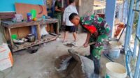 Kodim 0833 bangun jamban sehat bagi warga Kota Malang. (ist) - Peduli Kesehatan, Kodim 0833 Bangun Jamban Sehat Bagi Warga Kota Malang
