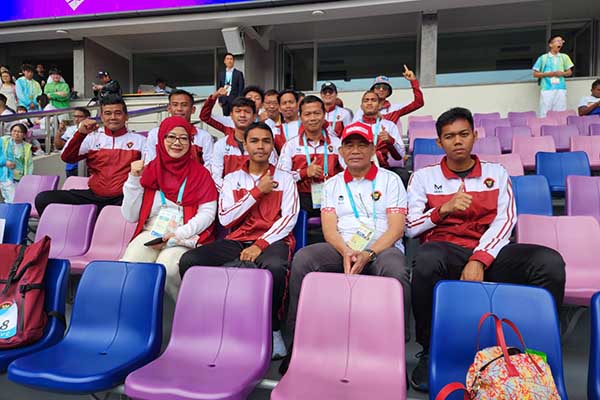 Kontingen Indonesia di Asian Para Games 2022. (ist) - Cetak Sejarah Baru, Pemerintah Bakal Kucurkan Bonus untuk Peraih Medali Asian Para Games 2022