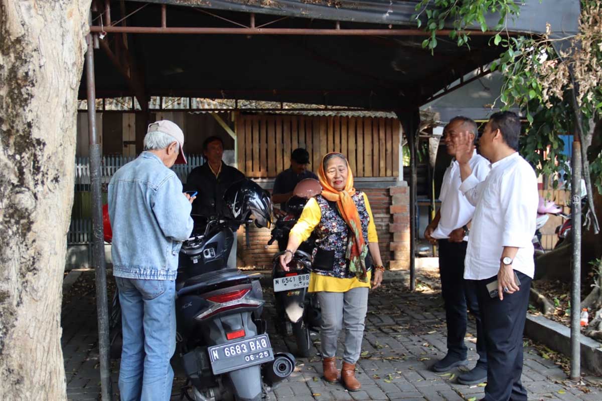 Lokasi warung lama terdampak pembagunan parkir vertikal Stadion Gajayana. (ist) - Didesak DPRD Setahun Lebih, Disporapar BangunKantin Terdampak Pembangunan Parkir Gajayana