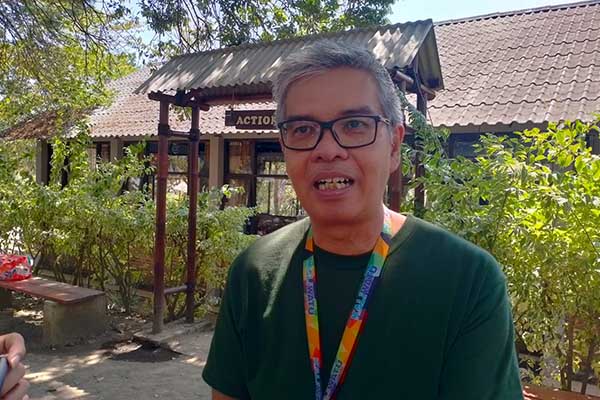 Manager Operasional Kaliwatu Rafting Batu, Darmawan. (Seru.co.id/dik) - Minat Wisata Fun Rafting dan Outbound di Batu Meningkat 200 Persen