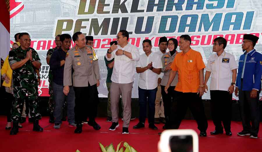 Wali Kota Surabaya Ajak Pimpinan Parpol Berpolitik yang Santun
