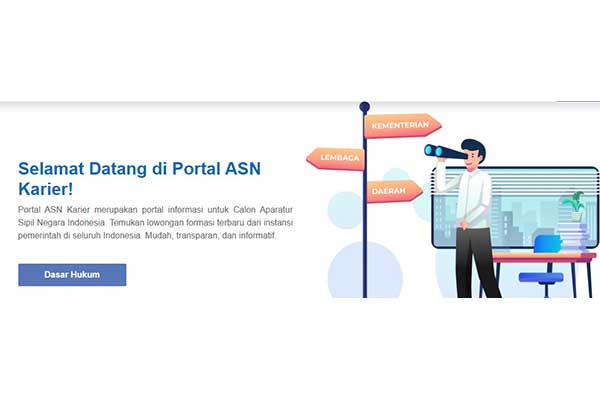 Portal SSCASN 2023. (ist) - Cara Cek Pengumuman Hasil Seleksi Administrasi CPNS dan PPPK 2023