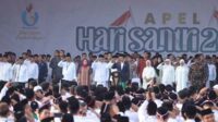 Presiden Jokowi di peringatan Hari Santri Nasional. (ist) - Pesan Presiden Jokowi di Hari Santri: Jaga Teguh Semangat