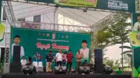 Satpol PP Ngawi Beri Edukasi Ciri Rokok Ilegal dalam acara Ngaji Bareng Bupati dan Wakil Bupati