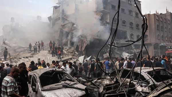 Situasi perang Israel-Hamas. (ist) - Situasi Kian Panas, Kemenlu Minta WNI Tinggalkan Wilayah Perang Israel-Hamas