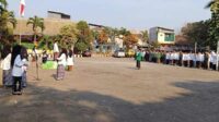Upacara Hari Santri 2023 di Lapangan Plaza Merjosari. (ist) - Babinsa Koramil 0833/05 Lowokwaru Hadiri Upacara Hari Santri 2023 di Merjosari