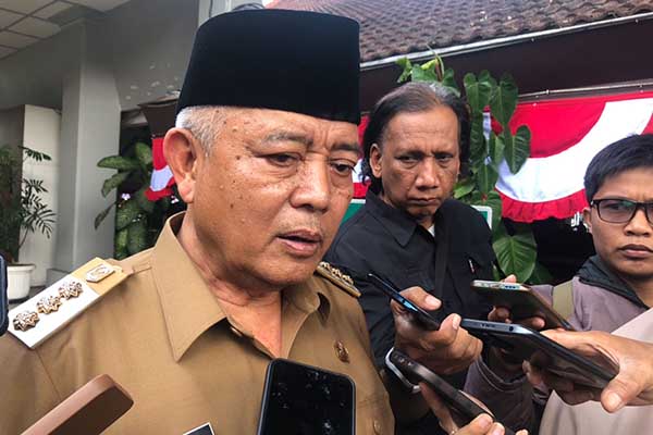 Bupati Malang, HM Sanusi. (Seru.co.id/wul) - Sanusi Imbau ASN Pemkab Malang Beri Dukungan dan Doa untuk Warga Palestina