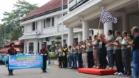 Dandim 0833 Buka Competition Drumband Play Pass dan Display Piala Danrem 083/Bdj