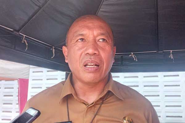 Kepala Dinas Koperasi Perindustrian dan Perdagangan (Diskopindag) Kota Malang, Eko Sri Yuliadi dalam wawancara dengan awak media. (Seru.co.id/ws8) - Revitalisasi Pasar Buku Wilis Bakal Rampung Desember