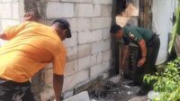 Kodim 0833/Kota Malang bangun jamban sehat untuk warga Bakalan Krajan. (ist) - Kodim 0833/Kota Malang Bangun Jamban Sehat untuk Warga Bakalan Krajan