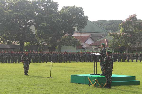 Kodim 0833/Kota Malang kerahkan pasukan Upacara Bendera 17-an. (ist) - Kodim 0833/Kota Malang Kerahkan Pasukan Upacara Bendera 17-an
