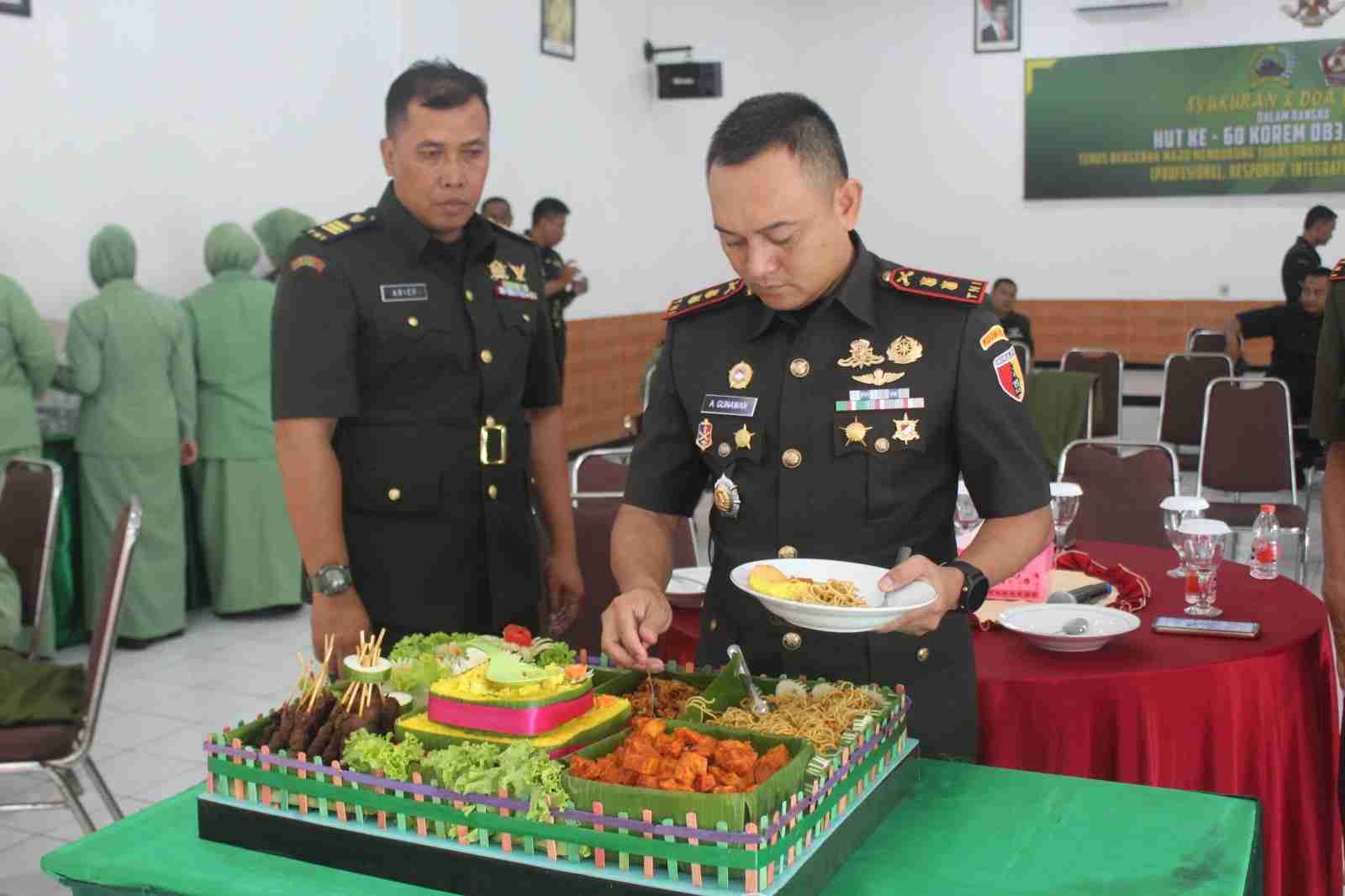 Kodim 0833/Kota Malang Tasyakuran dan Doa Bersama HUT Korem 083/Bdj