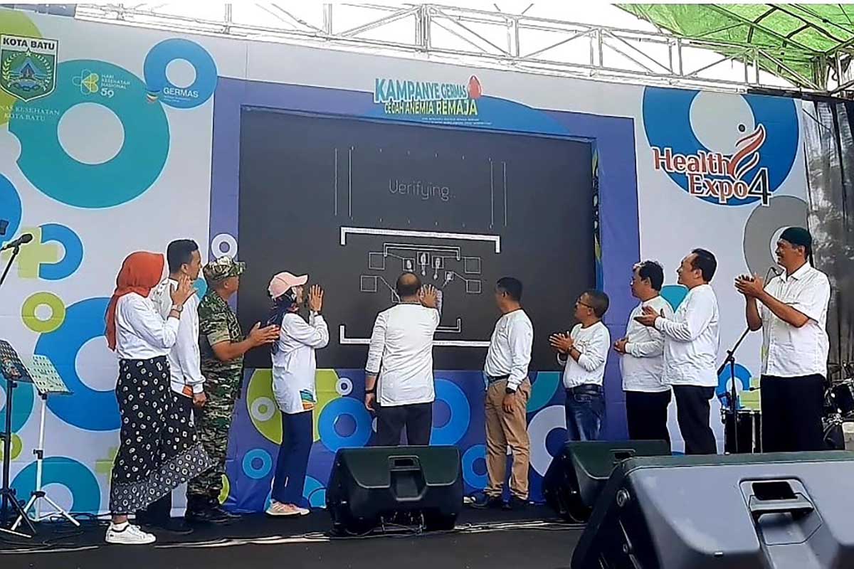 Launching program Ananda Bergizi oleh Pj Wali Kota Batu. (dik) - Health Expo Dinkes Batu Meriahkan HKN 2023