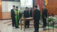 Pelantikan Rektor Unmer Periode 2023-2027, Prof Dr Anwar Sanusi. (ist) - Prof Anwar Sanusi Kembali Dilantik Jadi Rektor Unmer Periode 2023-2027