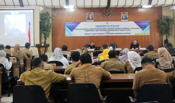 Update Damisda Untuk Memastikan Hasil Pembangunan di Bojonegoro Tepat Sasaran