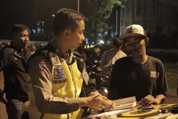 Polresta Makota Amankan 171 Motor Knalpot Brong, Ancam Hukuman Penjara 3 Bulan