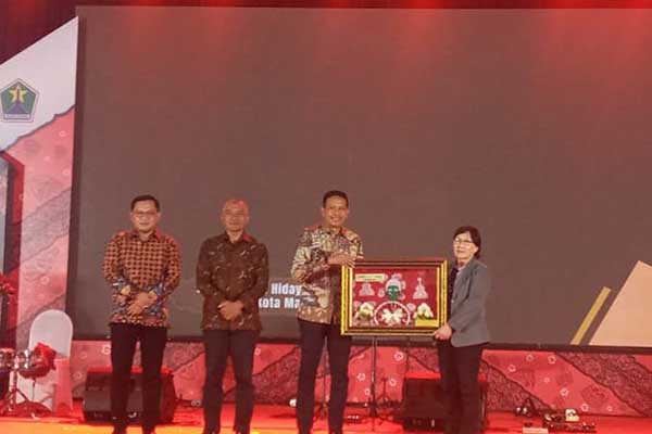 Acara Gathering Wajib Pajak 2023. (Seru.co.id/ws8) - Beri Penghargaan Wajib Pajak, Pj Wali Kota Malang Ajak Disiplin Bayar Pajak