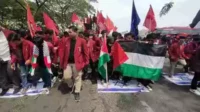 Dukung Kemerdekaan Palestina, Mahasiswa IMM Gelar Aksi Depan Konjen Amerika di Surabaya