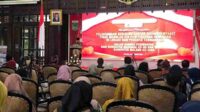 Sambutan Bupati Malang, HM Sanusi. (wul) - Kabupaten Malang Bakal Pecahkan Rekor Muri Skrining Faktor Risiko PTM Terbanyak
