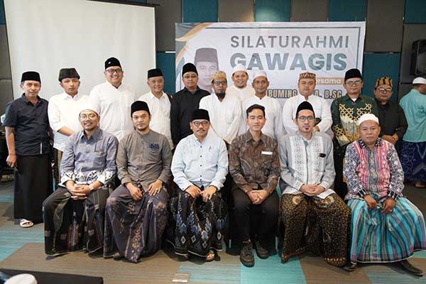 Silaturahmi Gawagis se-Jawa-Madura beri dukungan kepada Gibran. (ist) - Silaturahmi Gawagis se-Jawa-Madura Beri Dukungan kepada Gibran
